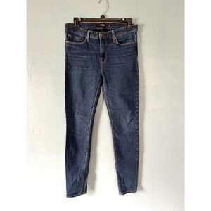 Hudson LA women's dark blue jeans Nicco super skinny size 28 waist inseam 28"